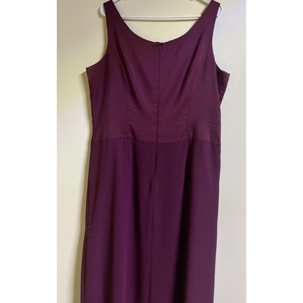 Lori Ann Montreal Formal Dress Long Maxi Burgundy Women's SIze 16 A Line - Picture 8 of 9